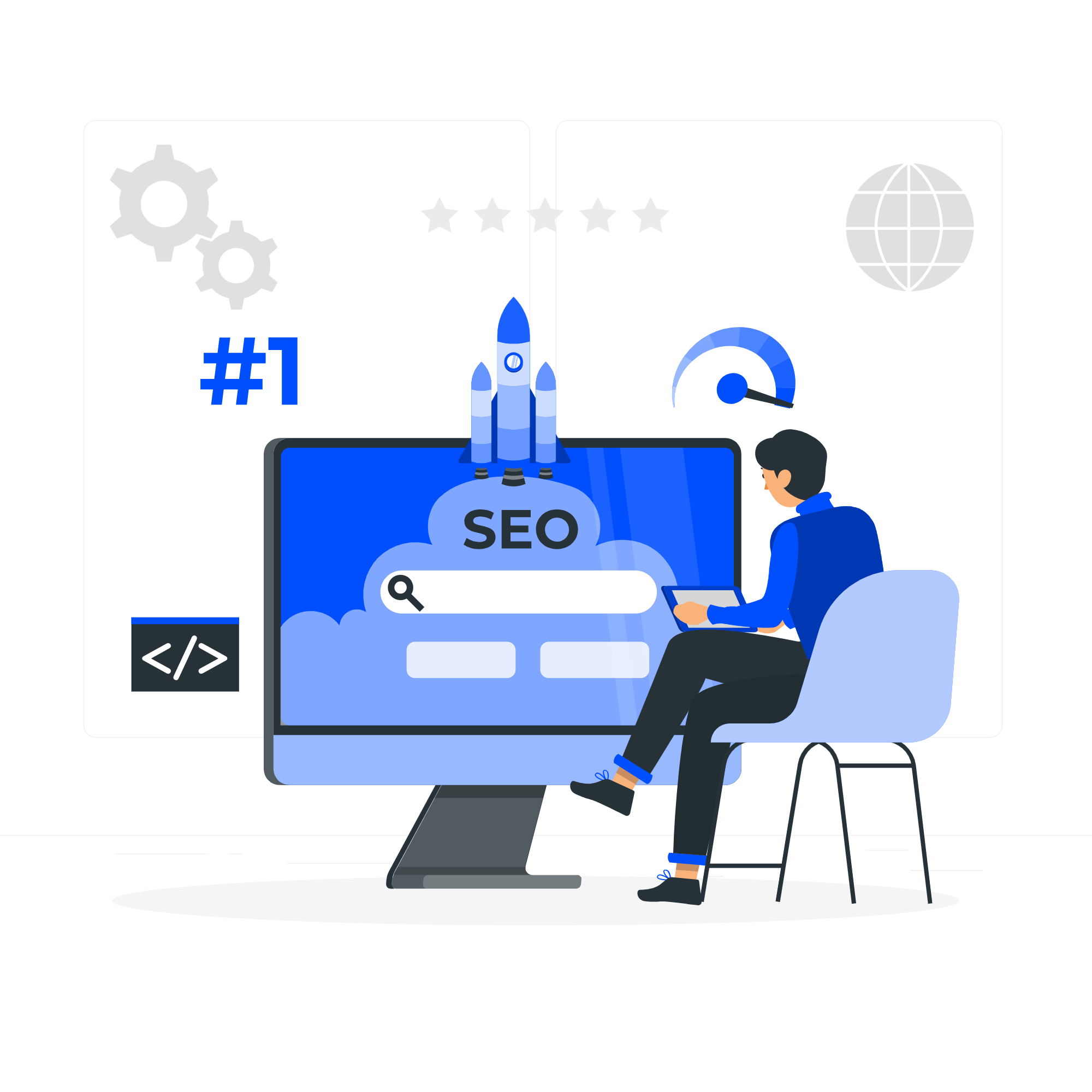 SEO growth illustration